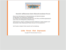Tablet Screenshot of haemochromatose-forum.de